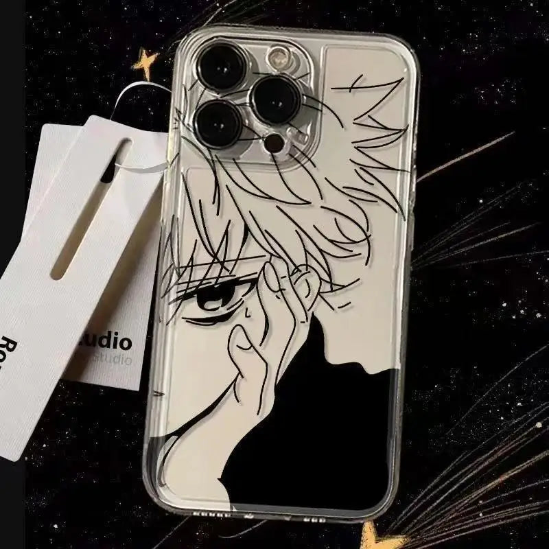 HUNTER×HUNTER Killua Phone Cases For iPhone 16 15 14 13 12 11 Pro Max XR 8 7 Plus 13 12 Mini Soft Transparent Cover