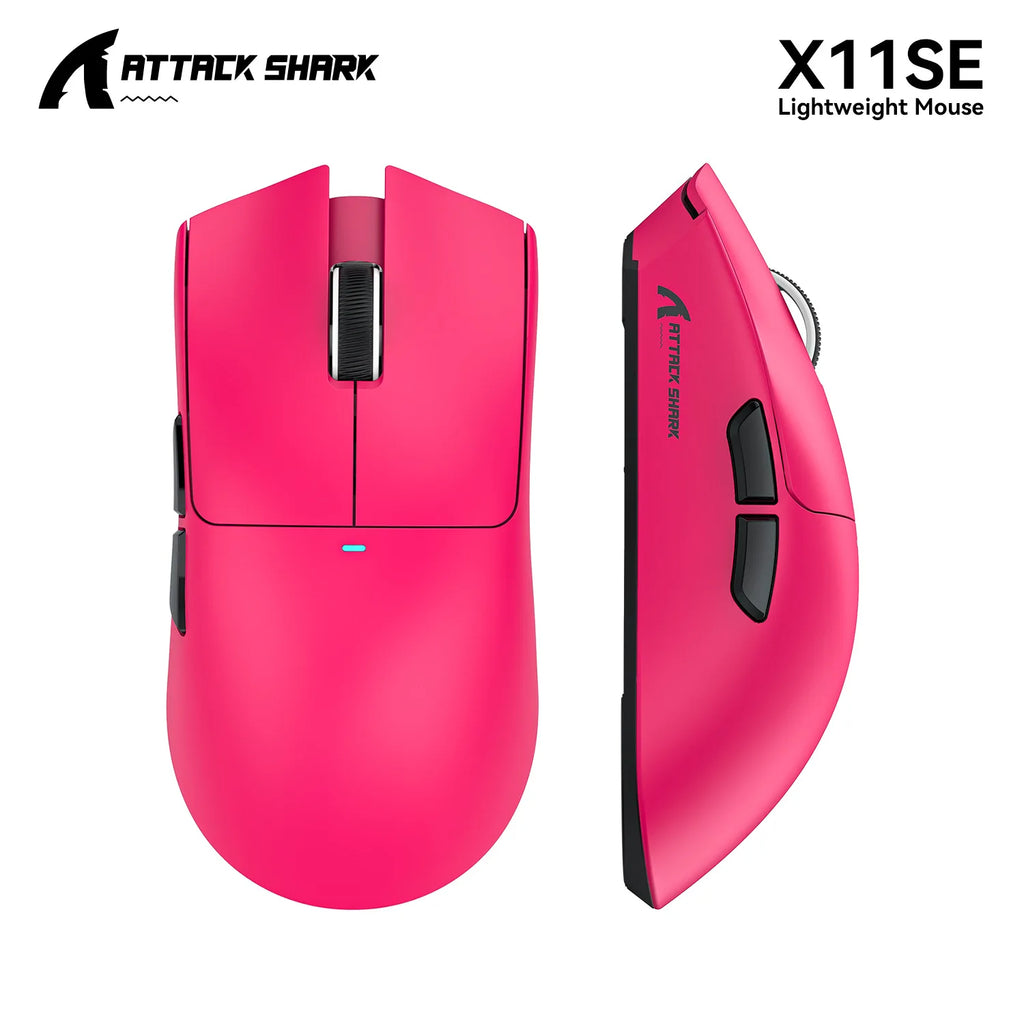 Attack Shark X11SE X11 PAW3311 Bluetooth Mouse, Triple Mode Connectivity, Touch Magnetic Charging Dock, Ultra-Light Gaming Mouse