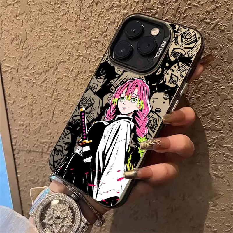 Demon Slayer Anime  Cover For Apple iPhone 17 Air 16E 16 15 14 13 12 mini 11 8 7 Pro Max Plus Colorful Phone Case