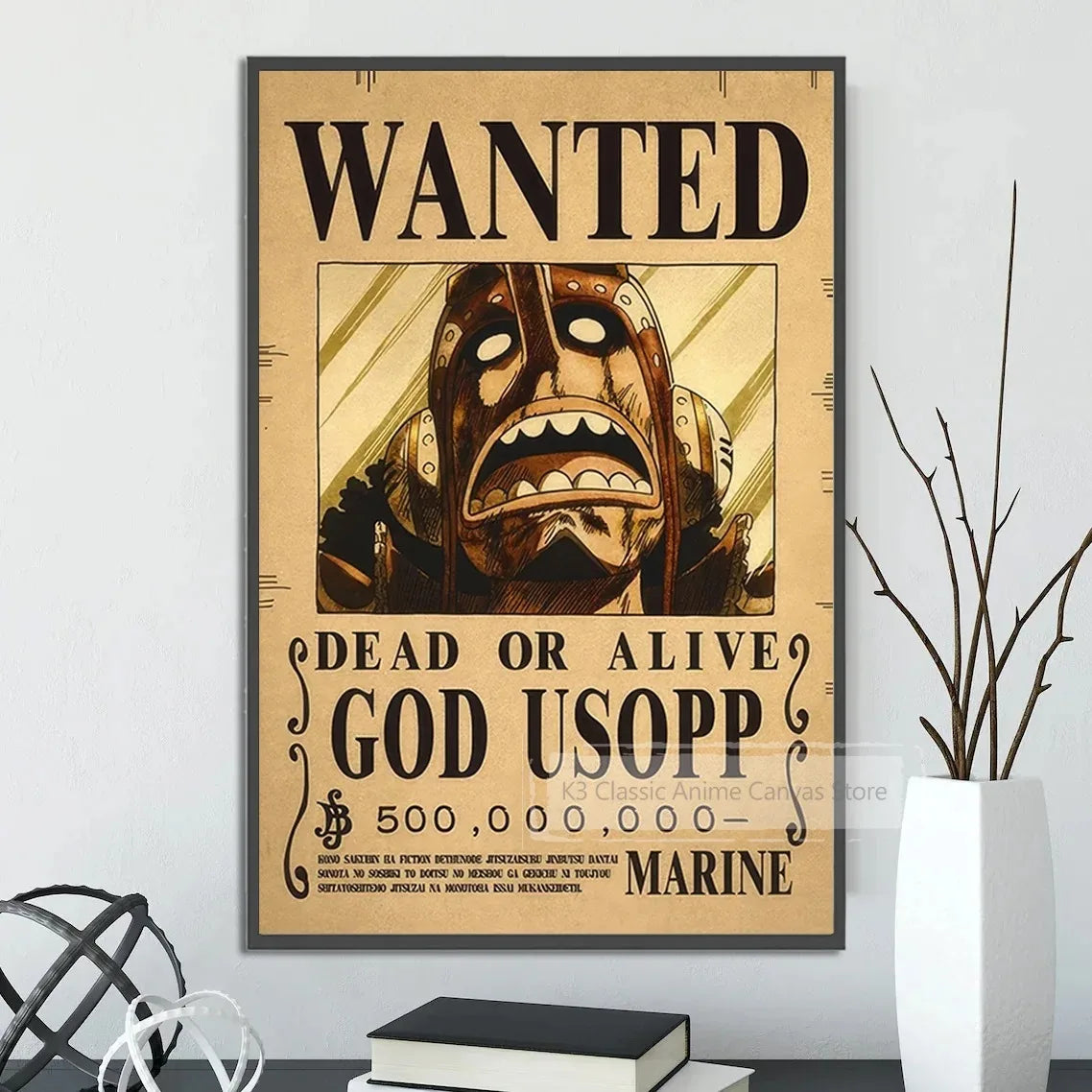 One Piece Canvas Poster Bounty Order Luffy Wallpapr Ace Figures Nami Home Decoration Painting Anime Zoro Wall Art Sanji