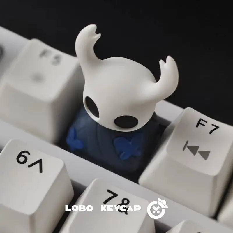 Hollow Knight Single Transparent Keycap Hornet Design Resin Mechanical Keyboard Customized Esc Game Peripheral Office Accessory